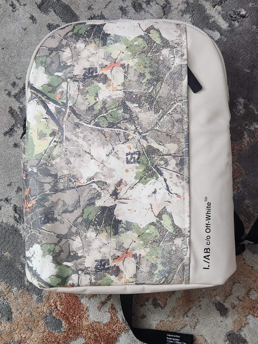 Off-White L/ab Camo Backpack NWT